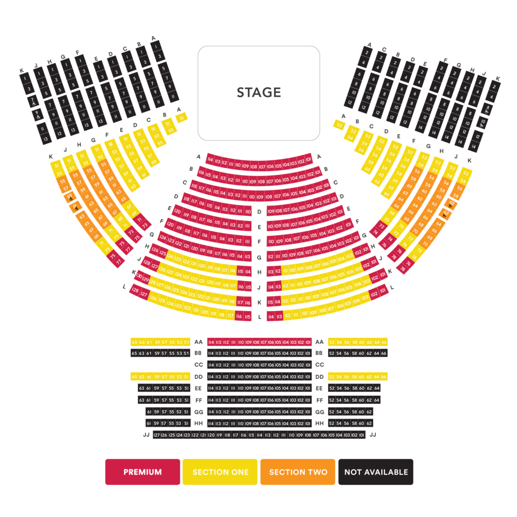 Flex Subscriptions Seating Chart